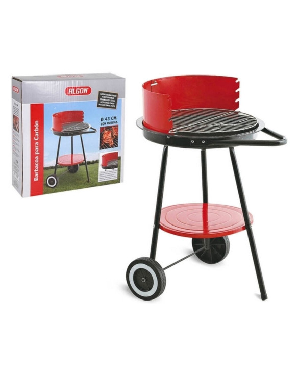 Coal Barbecue with Wheels Algon VEN8433774694908 54 x 45 x 71 cm 1