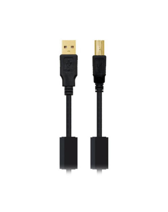 Kabel USB 2.0 A na USB B NANOCABLE 10.01.120 Czarny 1