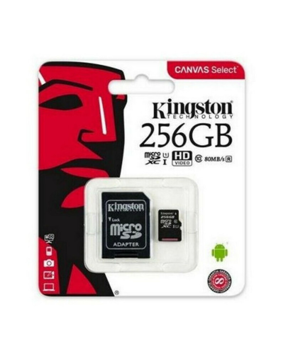Micro SD Memory Card with Adaptor Kingston SDCS2 100 MB/s 1