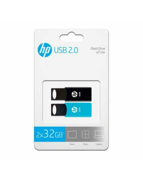 USB Pendrive HP 212 USB 2.0 (2 uds) 1