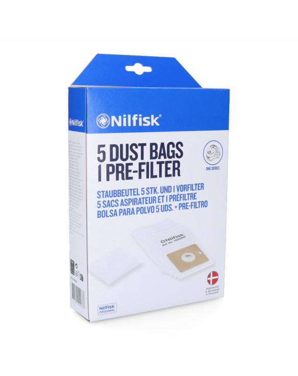 Replacement Bag for Vacuum Cleaner Sil.ex Nilfisk (5 Units) 1