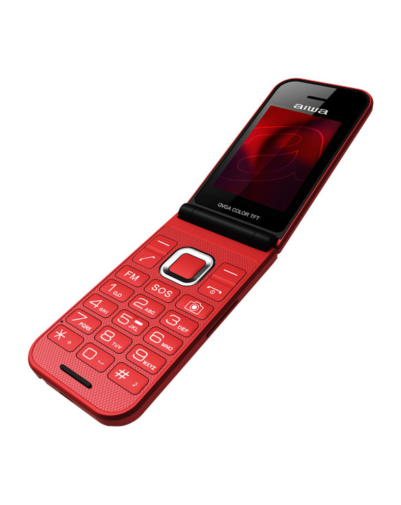 Téléphone portable pour personnes âgées Aiwa FP-24RD 2,4" 1