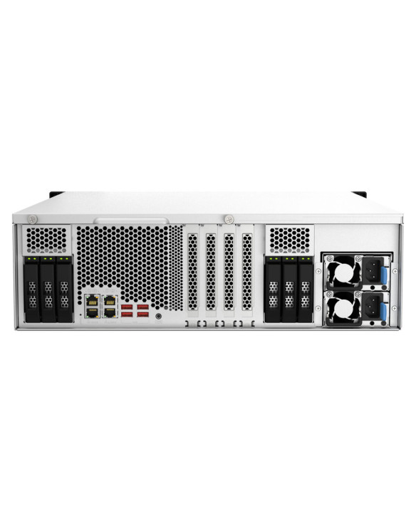 Netzwerkspeicher Qnap TS-h2287XU-RP Intel Xeon E-2336 Schwarz/Weiß 1