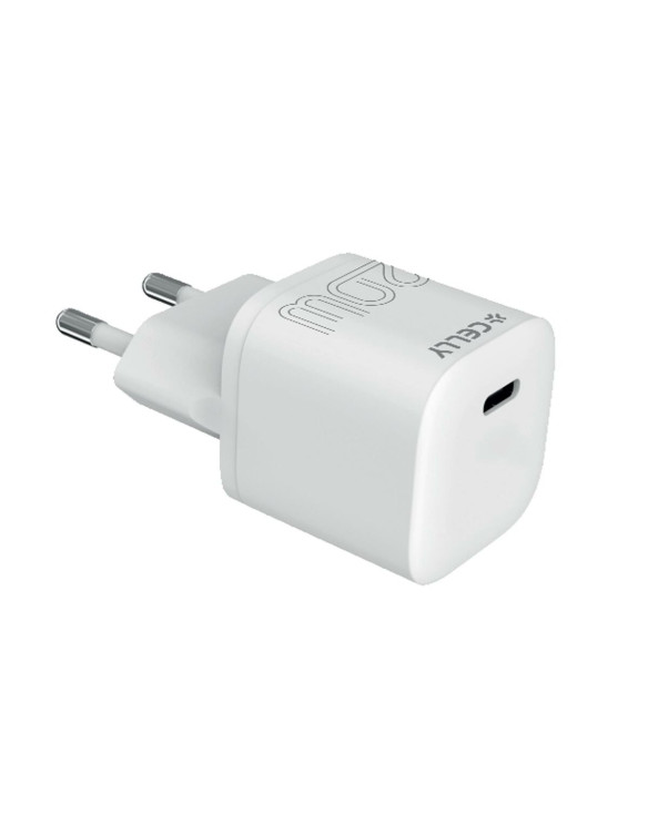 Chargeur mural Celly UCTC1USBC20WWH Blanc 20 W 1