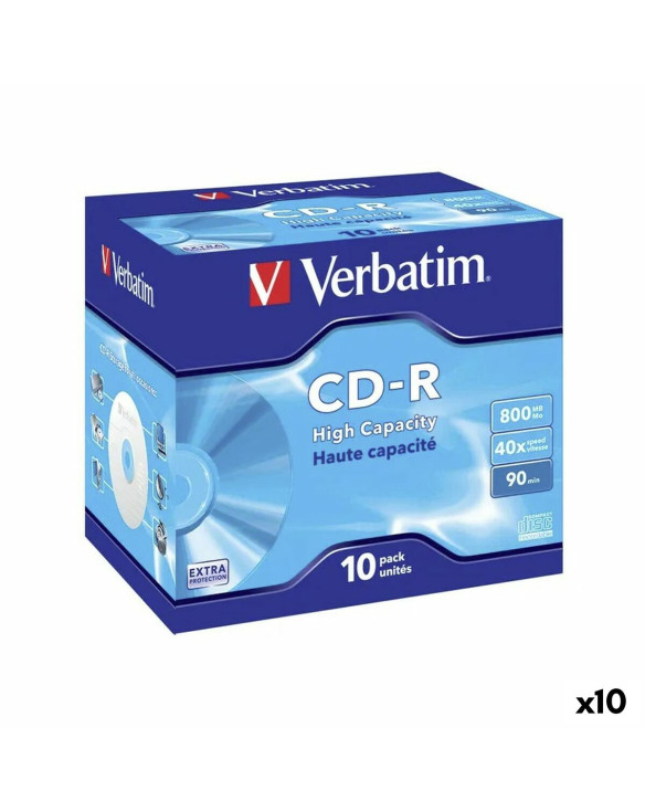 CD-R Verbatim 800 MB 40x (10 Stück) 1