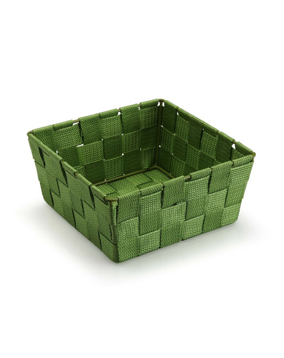 Basket Versa Medium Dark green Textile 19 x 9 x 19 cm 1