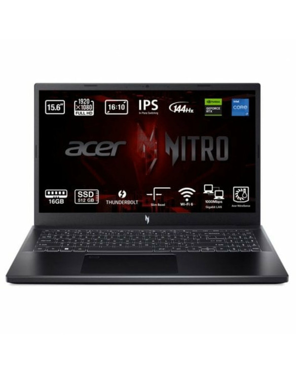 Laptop Acer Nitro V 15 ANV15-51 15,6" Intel Core i7-13620H 16 GB RAM 512 GB SSD NVIDIA GeForce RTX 3050 1