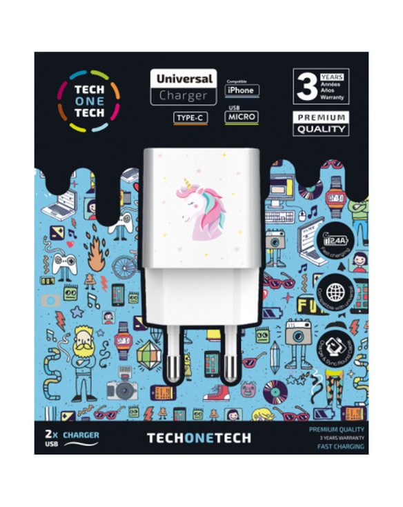 Wandladegerät Tech One Tech TEC2501 Weiß (1 Stück) 1
