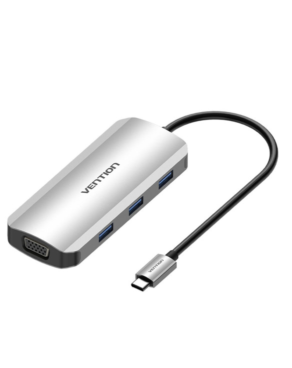 USB Hub Vention TOIHB 100 W Silver 1