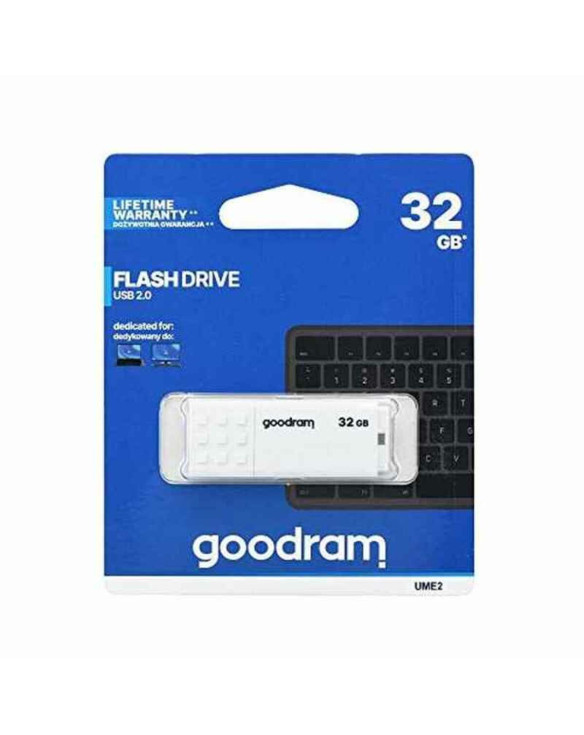 Clé USB GoodRam UME2-0320W0R11 5 MB/s-20 MB/s Blanc 32 GB 1