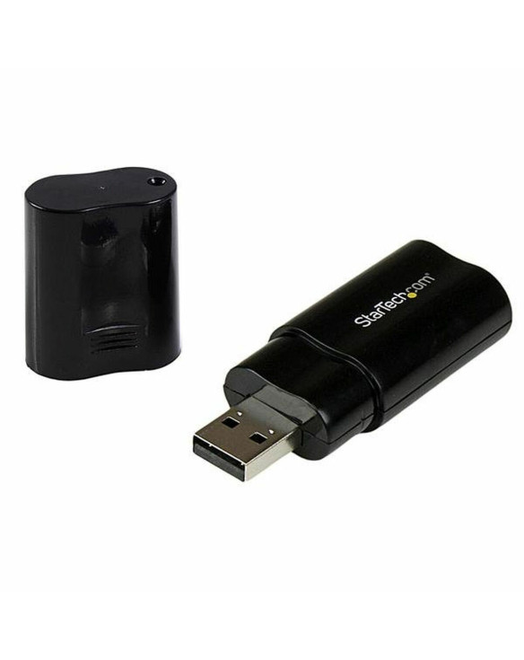 Karta Dźwiękowa Zewnętrzna USB Startech ICUSBAUDIOB Czarny 1