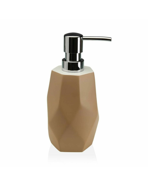 Soap Dispenser Versa Amanda Beige Plastic Resin (8,2 x 21 x 8,2 cm) 1