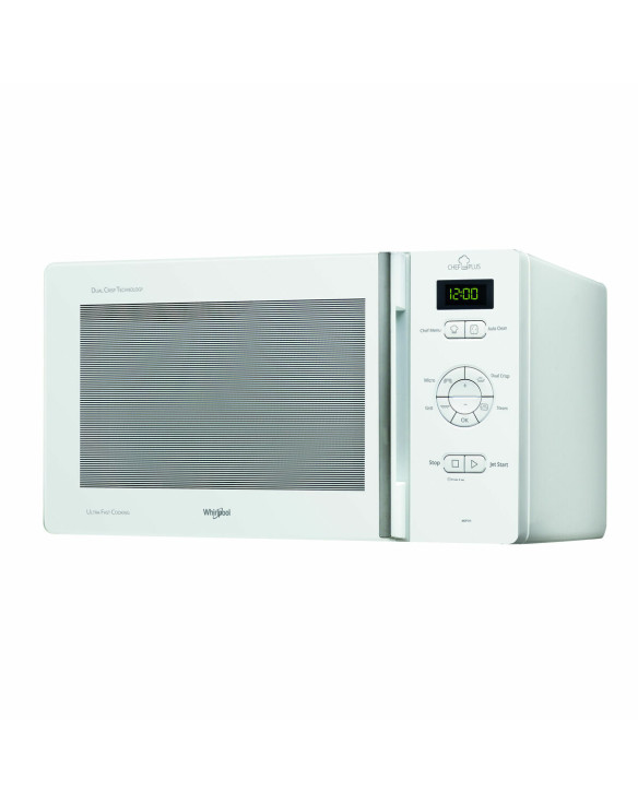 Microwave with Grill Whirlpool Corporation ChefPlus White 800 W 25 L 1