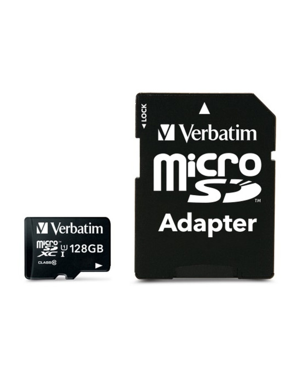 Micro SD Memory Card with Adaptor Verbatim 44085 1