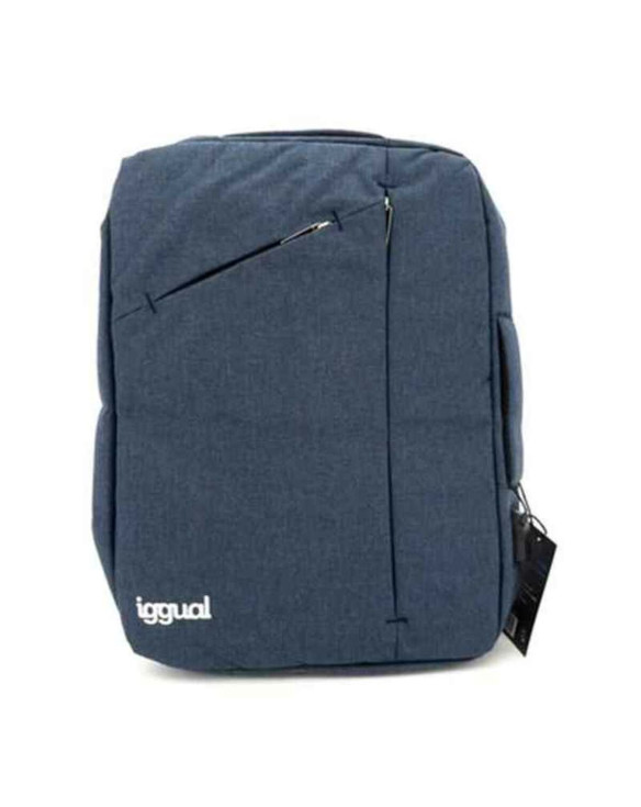 Laptop Backpack iggual IGG317051 Impermeable Anti-theft Blue 1