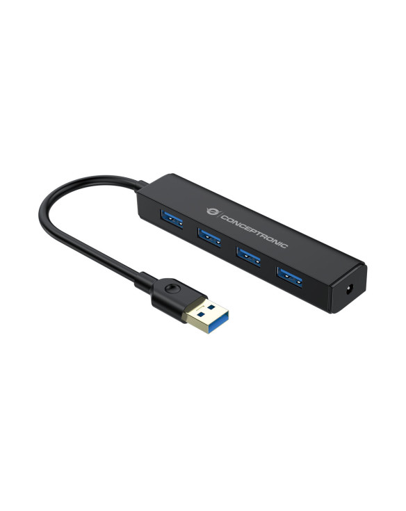 Hub USB Conceptronic C4PUSB3 Noir 1