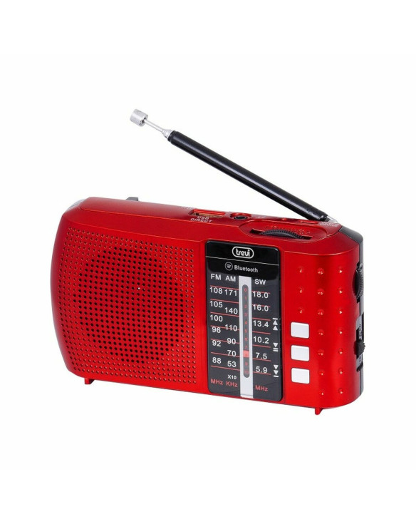 Przenośne Radio Bluetooth Trevi RA 7F20 BT Czerwony FM/AM/SW 1