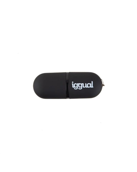USB stick iggual IGG318492 Black USB 2.0 x 1 1