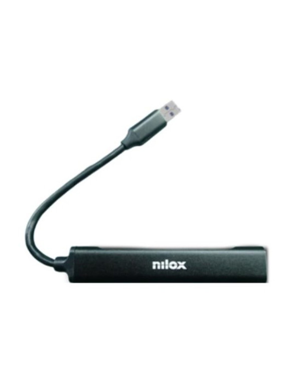 4-Port USB Hub Nilox NXHUB401 Black 1