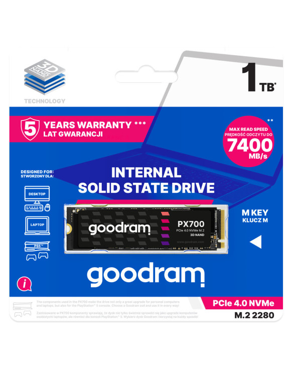 Disque dur GoodRam PX700  SSD 1 TB SSD 1