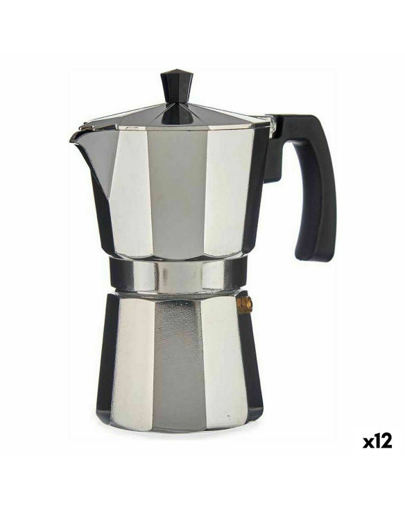 Italienische Kaffeemaschine Aluminium 300 ml (12 Stück) 1