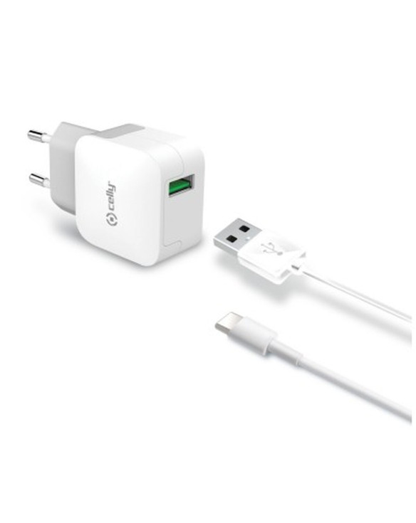 Portable charger Celly TCUSBTYPEC White 1
