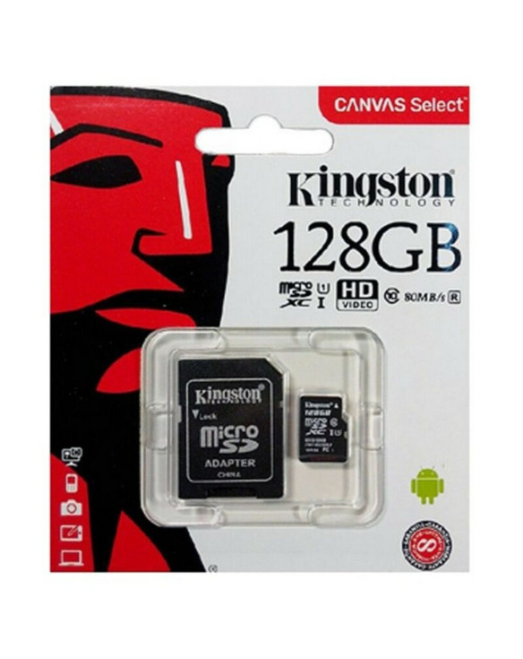 Mikro SD Speicherkarte mit Adapter Kingston SDCS2 100 MB/s exFAT 1