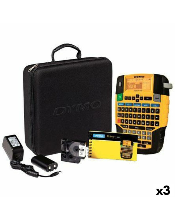 Etikettendrucker Dymo Rhino 4200 (3 Stück) QWERTY Tragbar Aktentasche 1