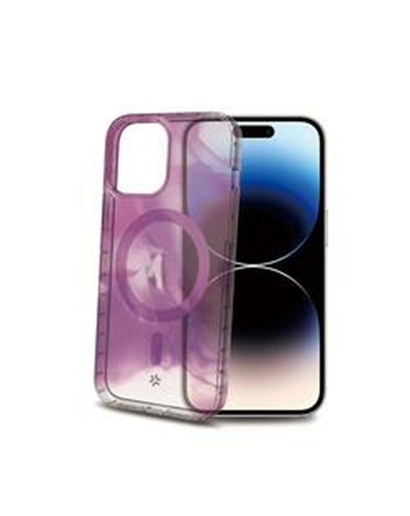 Mobile cover Celly iPhone 15 Pro Purple Transparent 1