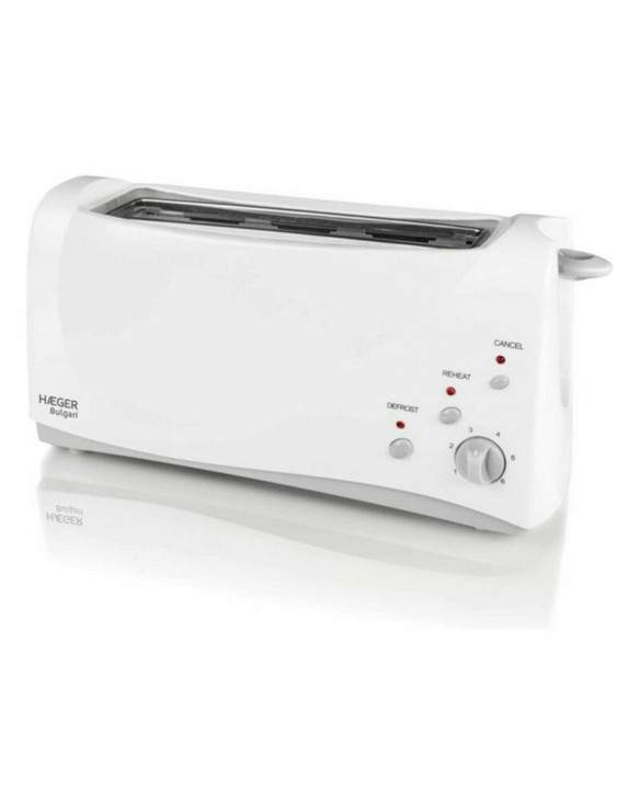 Grille-pain Haeger TO-100.008A Multifonction 1000 W Blanc 1