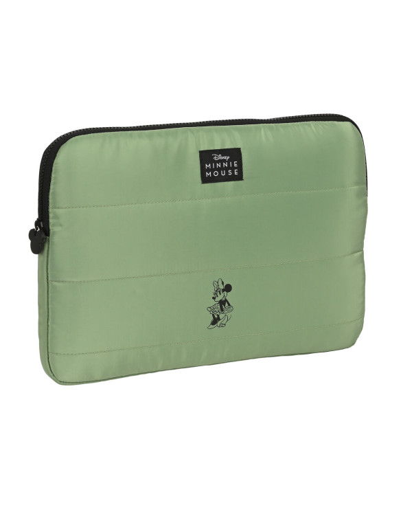 Laptop Cover Minnie Mouse Mint shadow Military green 34 x 25 x 2 cm 1