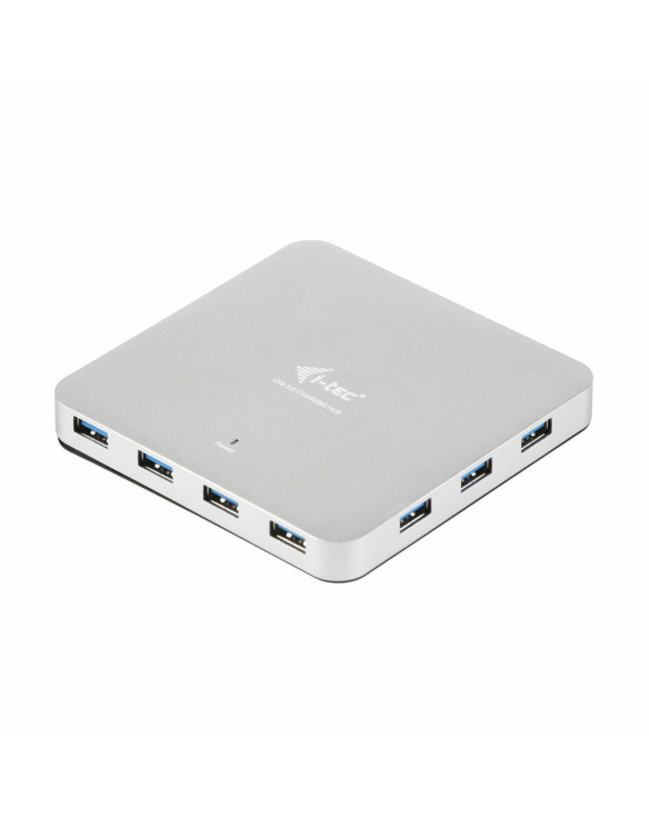 USB Hub i-Tec U3HUBMETAL10 Silver Black Grey 1