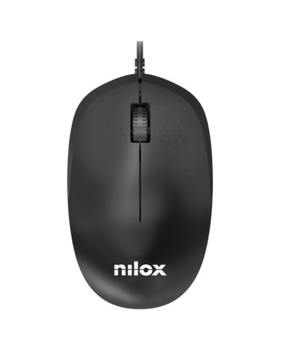 Mouse Nilox MOUSB1012 Schwarz 1