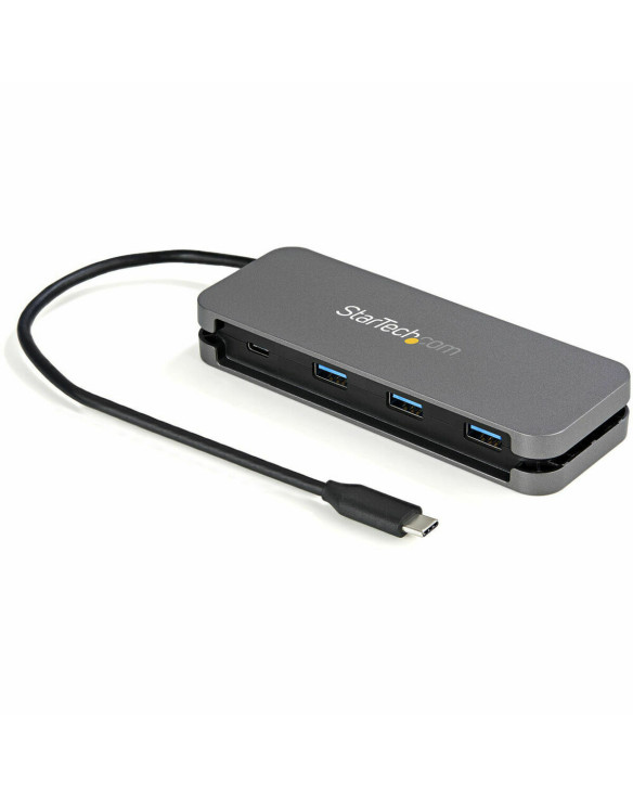Hub USB Startech HB30CM3A1CB Noir Gris Noir/Gris 1