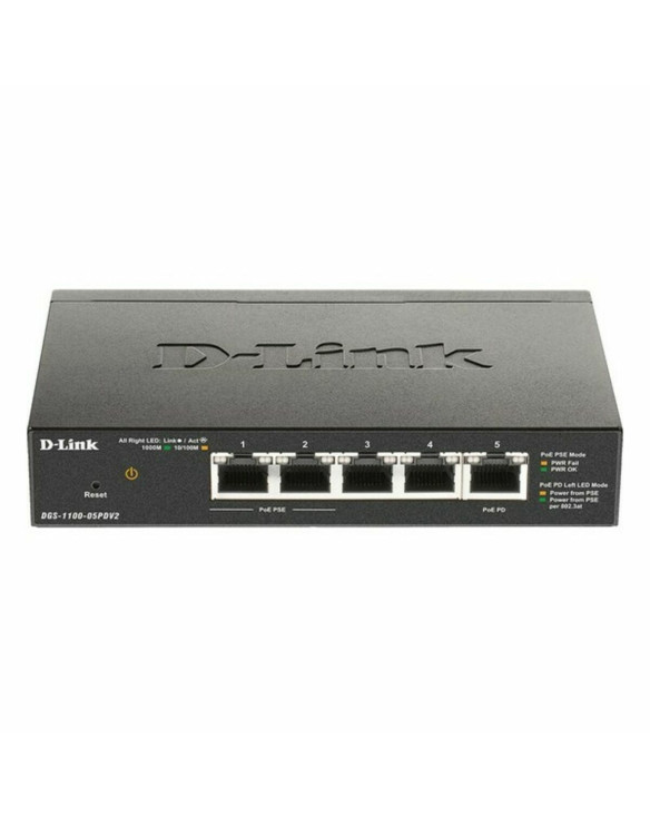 Switch D-Link DGS-1100-05PDV2 5xGbE PoE 1
