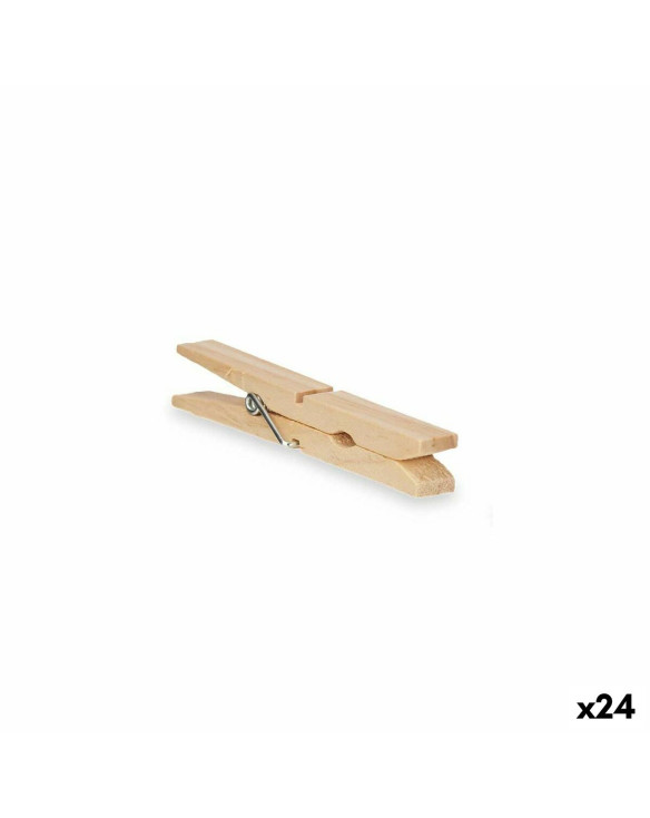 Clothes Pegs Wood 24 Pieces Set (24 Units) 1