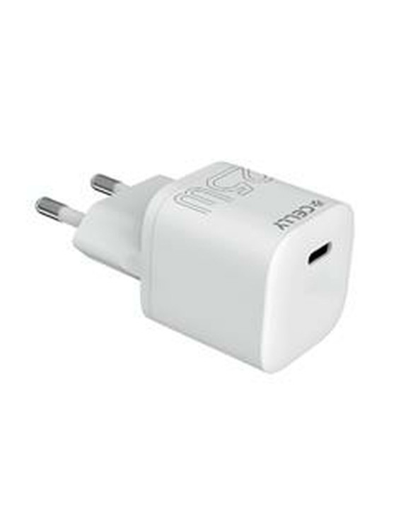 Wall Charger Celly UCTC1USBC25WWH 25 W White 1