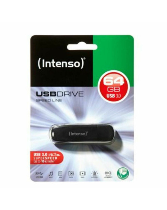 USB Pendrive INTENSO USB 3.0 64 GB Schwarz 64 GB 1