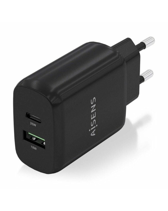 Wall Charger Aisens A110-0759 Black 25 W (1 Unit) 1
