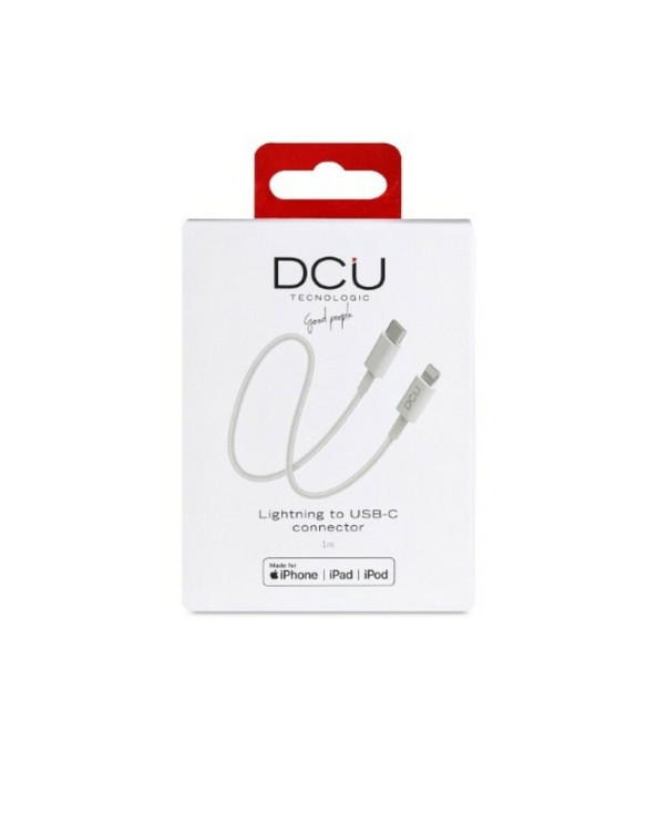 USB-C to Lightning Cable iPhone DCU 1 White 1 m 1