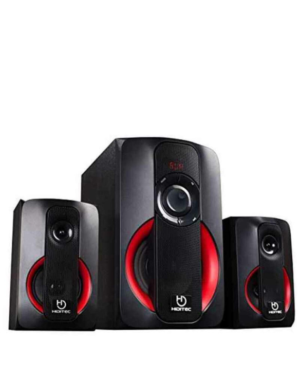 Haut-parleurs multimedia Hiditec SPK010000 80W Bluetooth Rouge 100 W 40 W 1