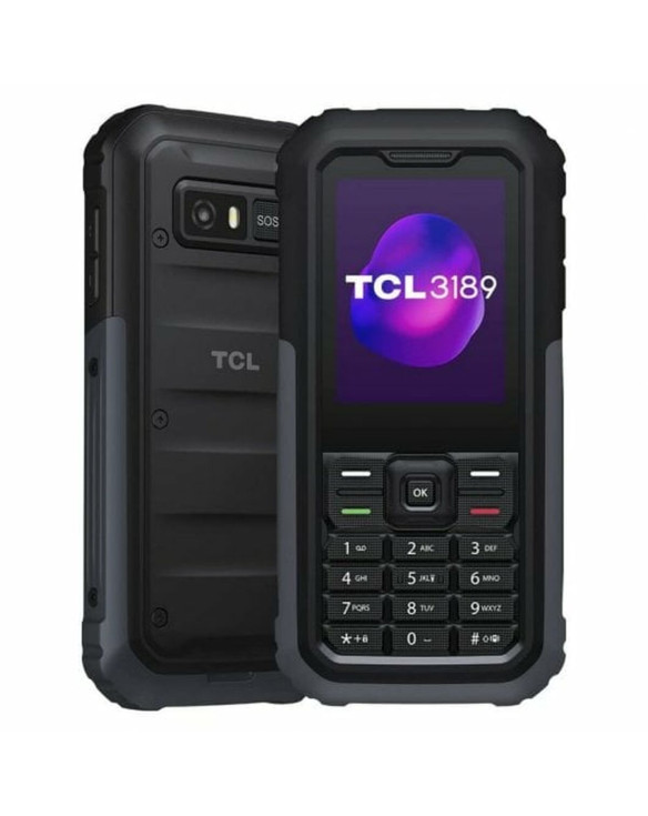 Mobile telephone for older adults TCL 3189 2.4" Grey Black/Grey 1