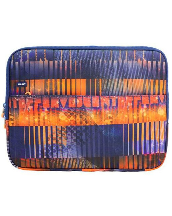 Laptop Cover Milan Fizz Navy Blue Orange 13" 34,5 x 26 x 2,5 cm 1