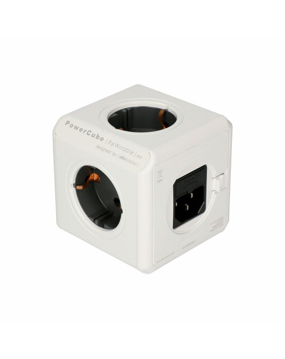 Universal Reiseadapter Allocacoc PowerCube Weiß 1