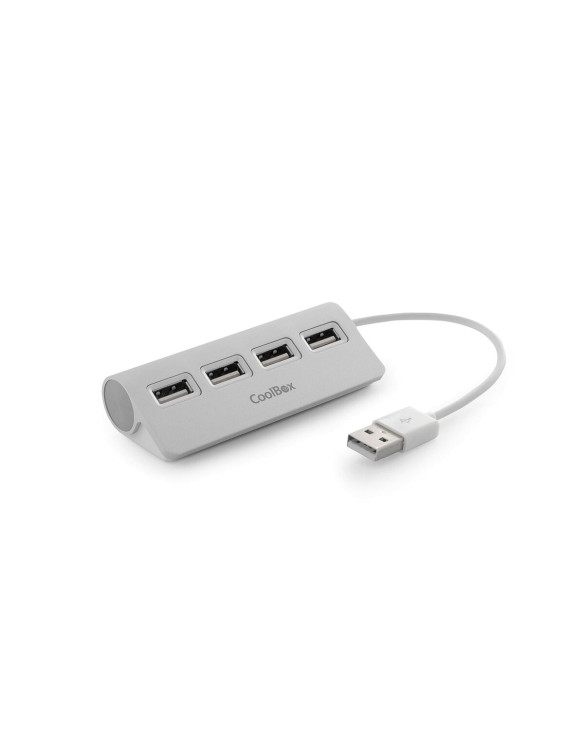 USB Hub CoolBox COO-HU4ALU2 Silver 1