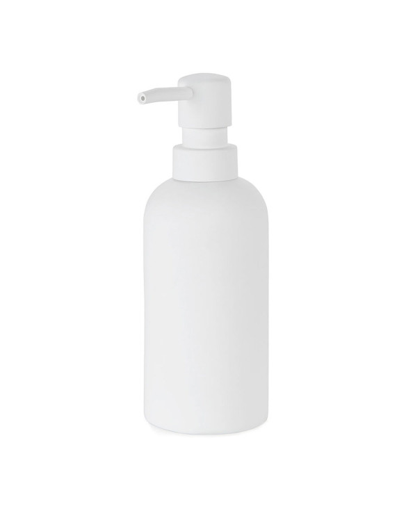 Dozownik mydła Andrea House Matowy Biały ABS 330 ml Polyresin (Ø 6,5 x 18,5 cm) 1