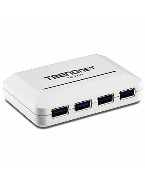 USB Hub Trendnet TU3-H4 White 1