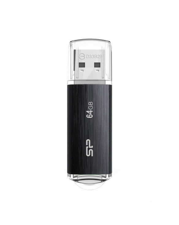 USB Pendrive Silicon Power Blaze B02 Schwarz 64 GB 1