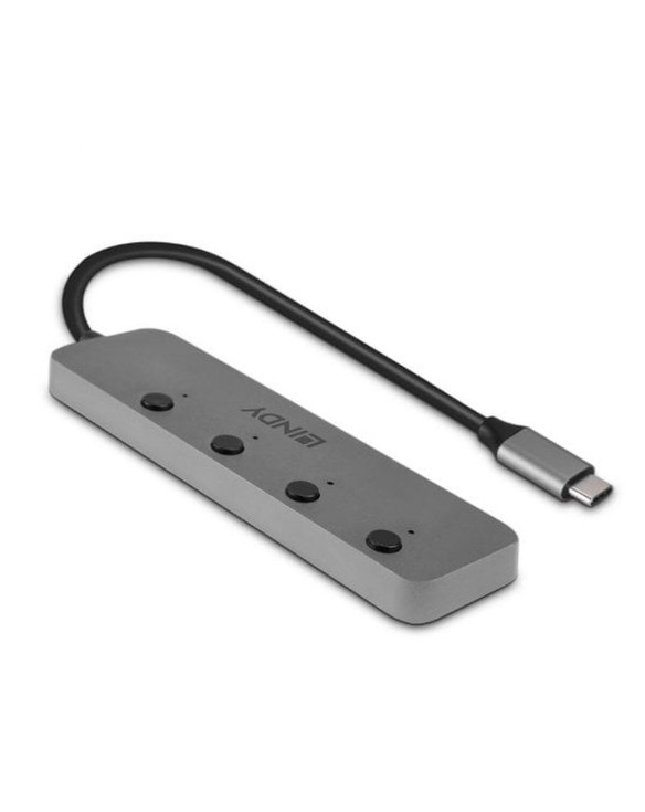 USB-C Hub LINDY 43383 Grey (1 Unit) 1