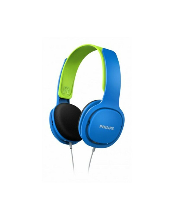Kopfhörer mit Mikrofon Philips SHK2000BL (3.5 mm) Blau Azul,Verde 1